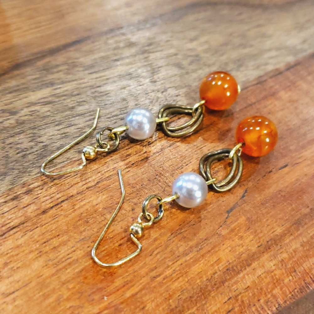 Gold Dangle Earrings